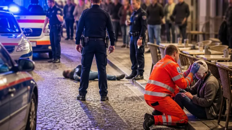 Nächtliche Auseinandersetzung vor Lokal in Innsbruck: Mann festgenommen, Beamter verletzt