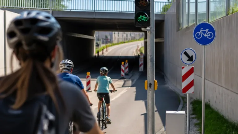Neue Fahrrad-Ampel an S33-Auffahrt sorgt für Diskussionen in Herzogenburg