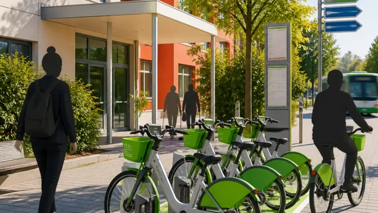 Neue Lime‑Bike‑Station am PBZ stärkt nachhaltige Mobilität in Klosterneuburg