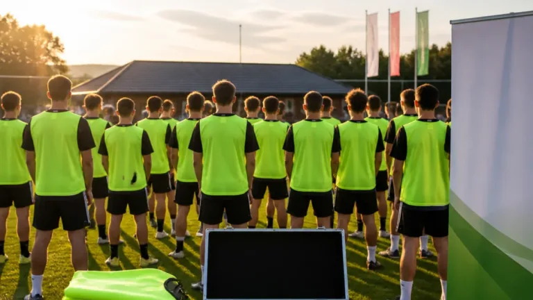 Neue Trainingsüberzieher für Nachwuchs: Politik und Verein fördern Fußballcamp in Schweinbach