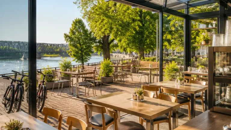 Neues Bistro «Südwind» in Traun: Gastronomie kehrt ans Traunufer zurück
