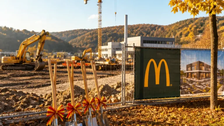 Neues McDonald’s in Waidhofen: Spatenstich mit Bürgermeister – 50 Jobs und Eröffnung im November geplant