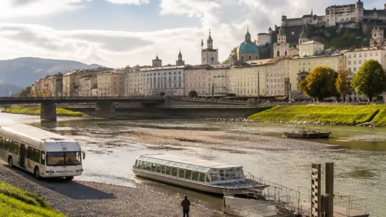 Niedrigwasser in der Salzach schränkt Fahrplan der Ausflugs‑