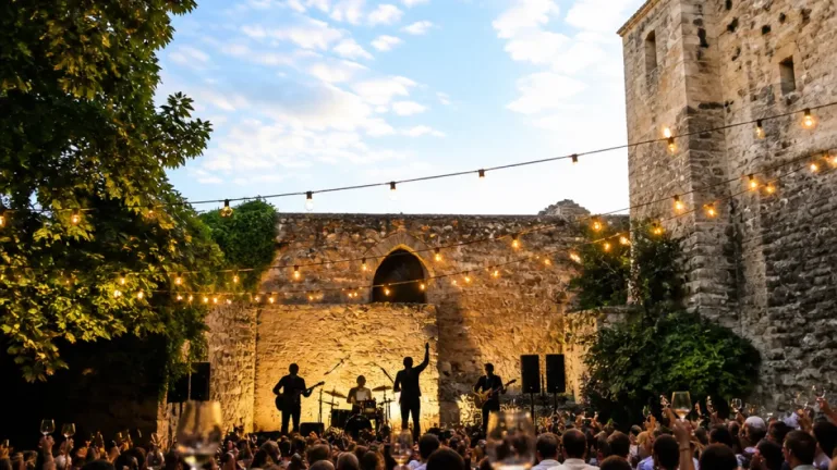 Nino aus Wien und Band begeistern Publikum im Burghof von Perchtoldsdorf