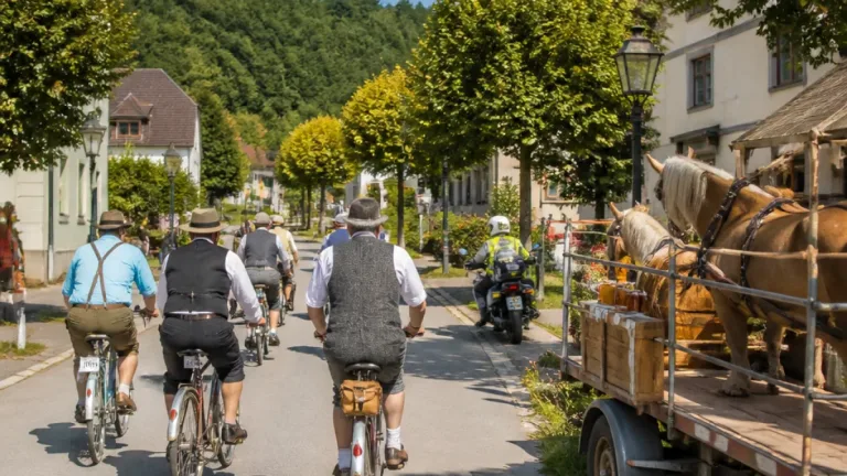 Nostalgie-Radtour: Prominente Welser radeln wieder gemeinsam durchs Umland