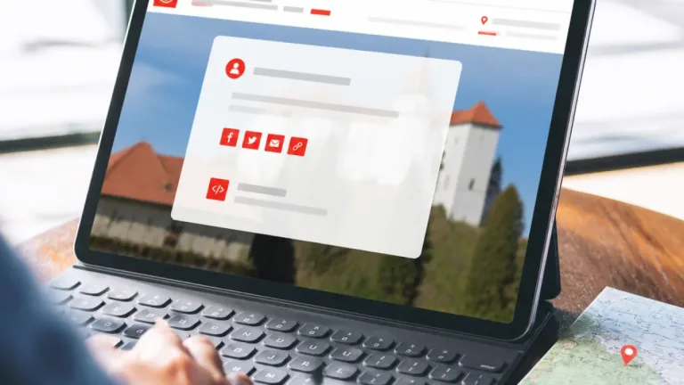 Online-Beitrag zu ‚Schloss‘ in Wolfsberg: Plattformhinweise überlagern Inhalt