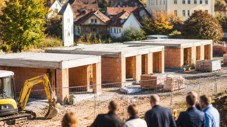 OSG startet nächsten Bauabschnitt in Jabing: Vier Bungalows für junge Familien