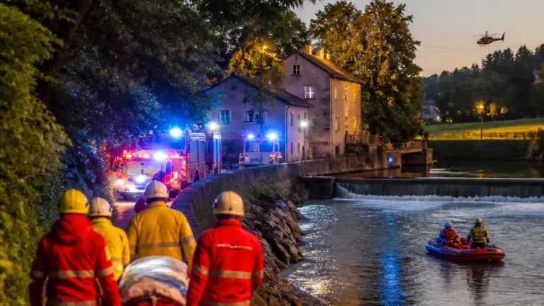 Personenrettung an der Steyr: Feuerwehr und Rettung schlagen Alarm bei Aschach – Einsatz in Steyr-Region