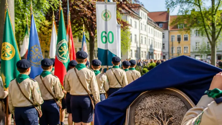Pfadfindergilde Zwettl wird 60: Flaggenparade und Parkumbenennung am 1. August