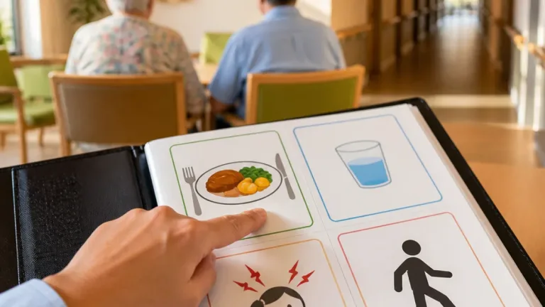 Piktogrammmappen sollen Kommunikation in Pflegezentren der Thermenregion verbessern
