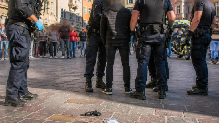 Polizeieinsatz am Marktplatz in Innsbruck: Mann richtet vermeintliche Waffe auf Beamte