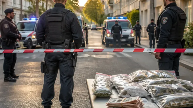 Polizeischwerpunkt in Wien: Vier Festnahmen, Drogen und Geld sichergestellt