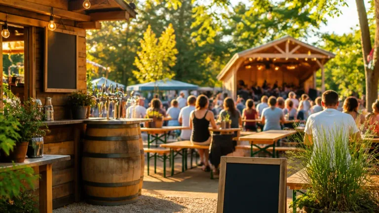 Pop-up-Biergarten im Bruck-an-der-Leitha-Park startet am 7. August mit erweitertem Angebot