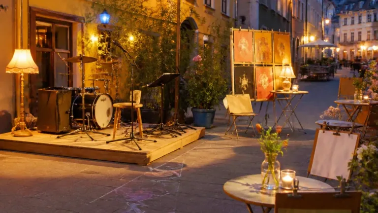 Pop-up-Weltcafé bringt Musik, Straßenmalkunst und faire Küche nach Waidhofen