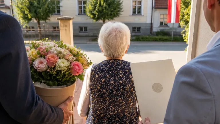 Prinzendorf ehrt Maria Komendera zu ihrem 90. Geburtstag