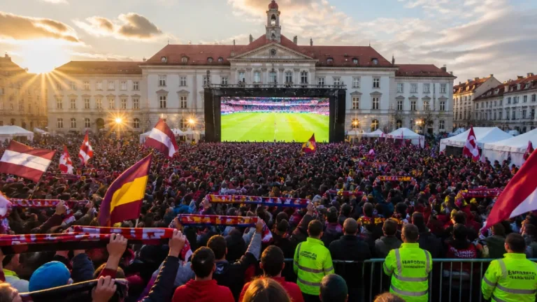 Public Viewing am Neuen Platz: Klagenfurt zieht positive Bilanz nach friedlichen Spieleabenden