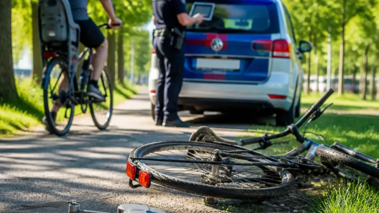 Radfahrer überfährt Vermessungsdrohne im Toscanapark — Polizei stellt Verdächtigen