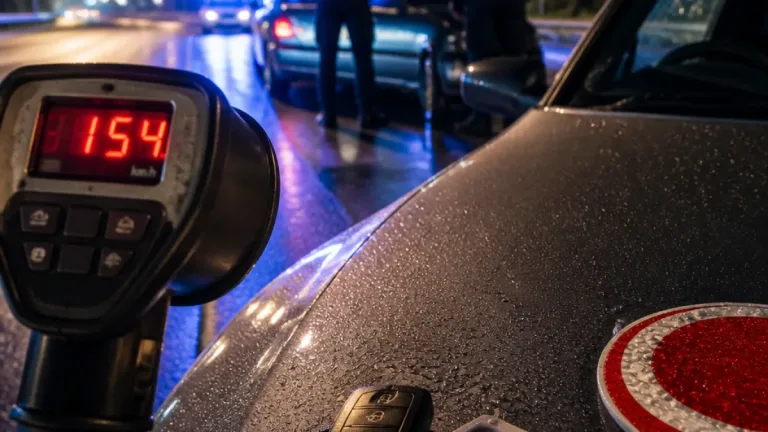 Raser mit 154 km/h in 70er-Zone: Auto beschlagnahmt, Führerschein vorläufig weg