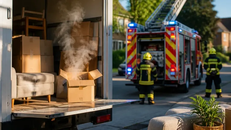 Rauchentwicklung in Umzugs-Transporter: Feuerwehr beruhigt Lage in Stadl-Paura