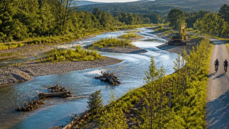 Renaturierung der Url bei Amstetten: 700 Meter Flussabschnitt sollen aufleben