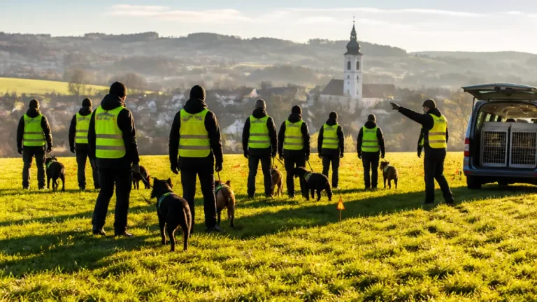 Rettungshunde im Bezirk Perg: Freiwillige Staffel mit rund 14 Mitgliedern sichert Suchdienste