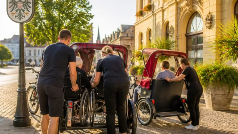 Rikschafahrten im Stadtheim ermöglichen älteren Menschen wieder Ausflüge in Wiener Neustadt