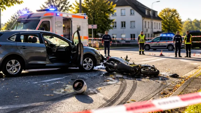 Rollerfahrer bei Linkabbieger in Schwäbisch Gmünd verletzt