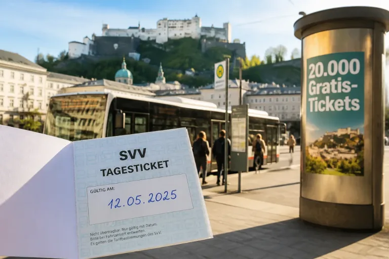 Salzburg aktiviert 20.000 Gratis‑Öffi‑Tickets vor Neutorsperre