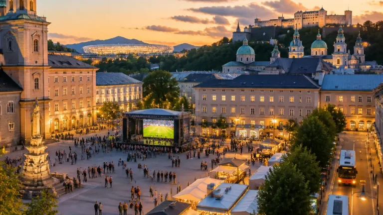 Salzburg bereitet sich auf UEFA Super Cup vor: 30.000 Fans, Fan-Fest und Shuttleverkehr