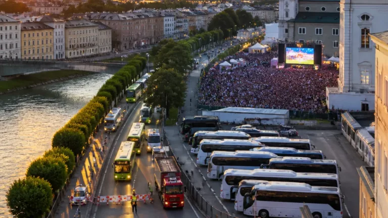 Salzburg bereitet sich auf UEFA Super Cup vor: Verkehr, Sperren und Fanzonen angekündigt