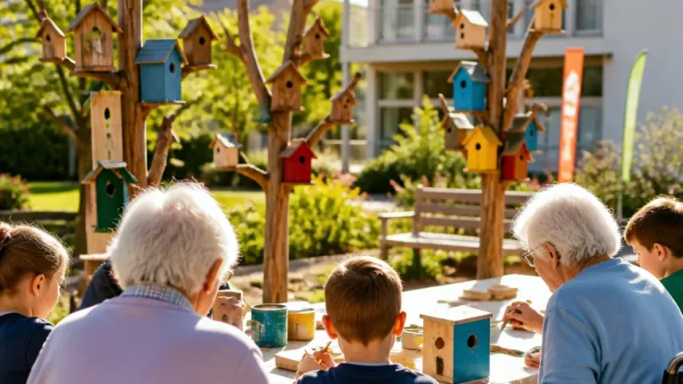Schärdinger Gemeinschaftsprojekt: Nistkästen und „Miteinander‑Bäume“ für das Pflegeheim