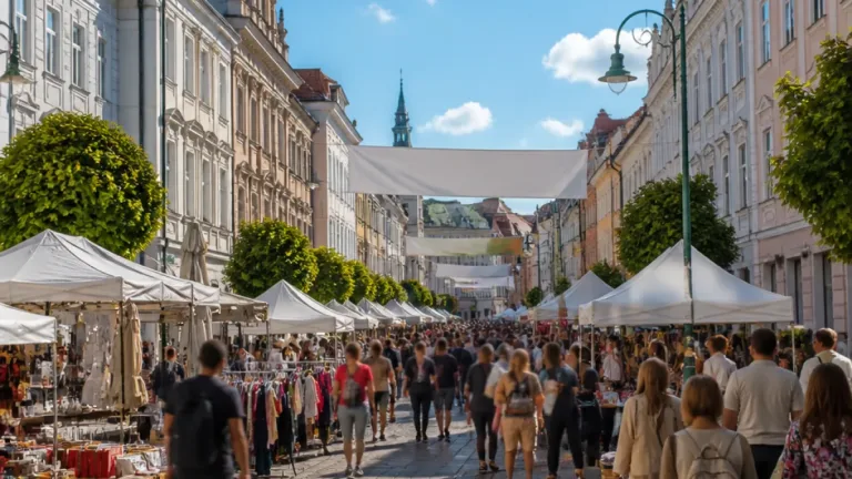 Schnäppchenmarkt verwandelt Welser Innenstadt am 1. August in Einkaufsmeile