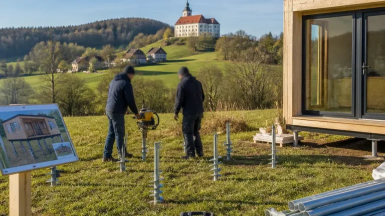 Schraubfundamente aus Jennersdorf: Schnellere, rückbaubare Alternative zum Beton