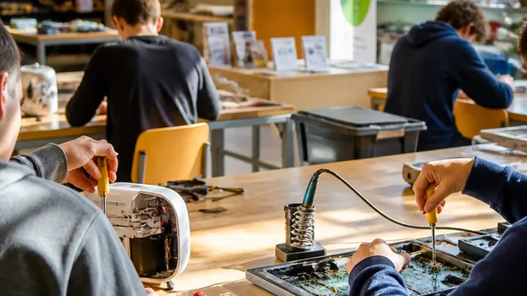 Schülerinnen lernen Reparieren: Repair-Café stärkt Praxiswissen in Vöcklabruck