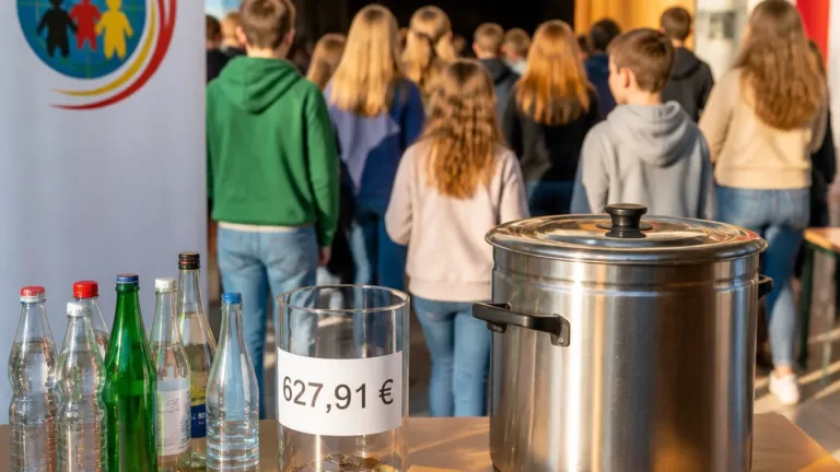 Schülerinnen und Schüler sammeln 627,91 Euro für Jugendrotkreuz: Unterstützung für ein Kind aus dem Bezirk