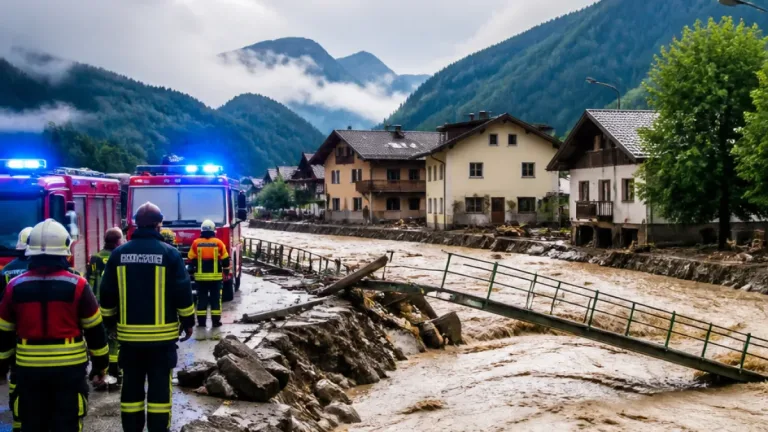 Schwere Unwetter in Pinzgau und Pongau: Bäche traten über die Ufer, Bewohner evakuiert
