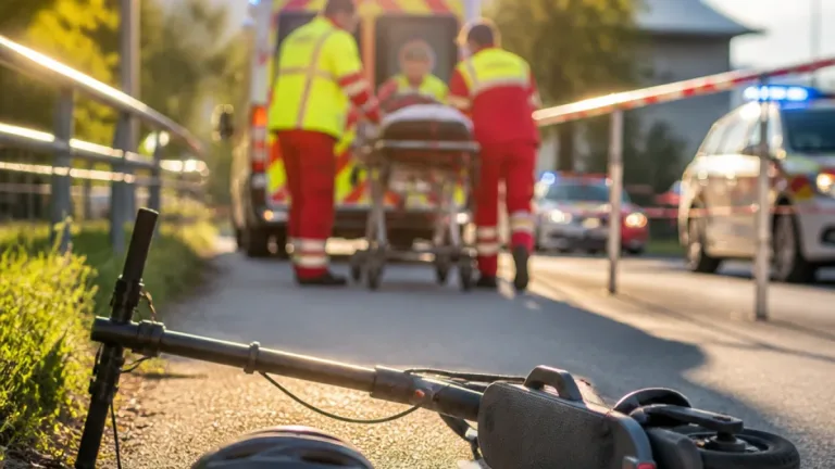 Schwerer E‑Scooter‑Unfall in Hall in Tirol: 27‑Jähriger mit Kopfverletzungen