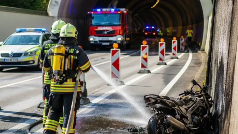 Schwerer Motorradunfall in Fahrlachtunnel: Einschränkungen im Verkehr – Bedeutung für Reisende aus Baden