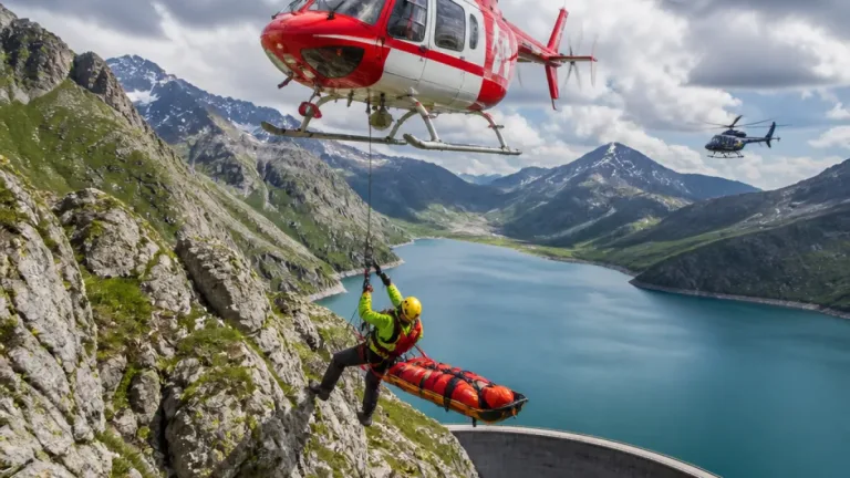Schwerer Paragleiter-Absturz am Oscheniksee: Retter bergen 64-Jährigen per Tau