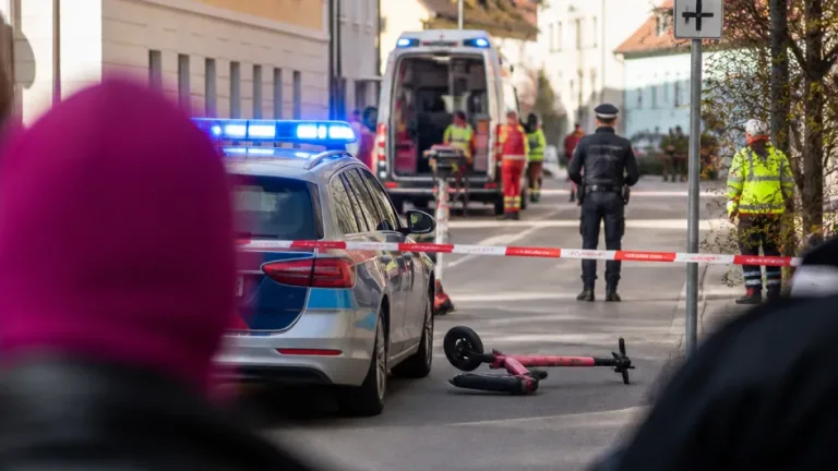Schwerer Zusammenstoß in Feldkirch: E‑Scooter rast in Polizisten – zwei Schwerverletzte