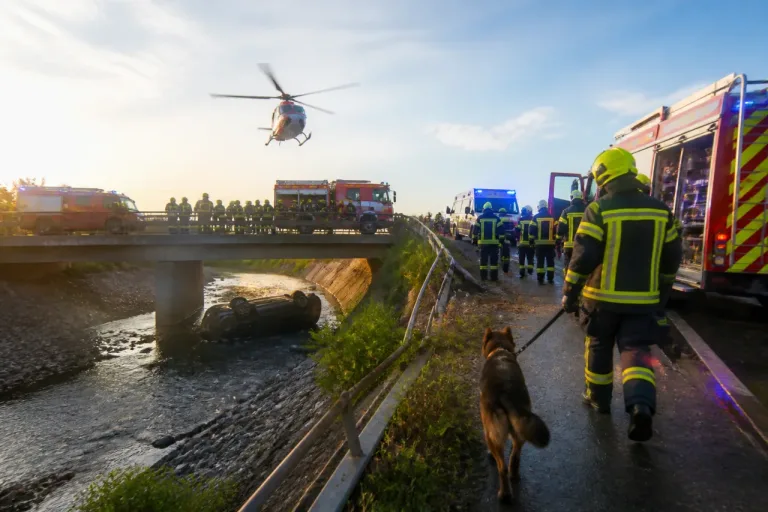 Schwerverletzter nach Zusammenstoß an Strembachbrücke; Hund aus Wagen gerettet