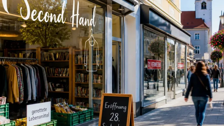 Second‑Hand‑Laden belebt Hauptplatz: Neueröffnung am 28. September in 500 m²‑Fläche