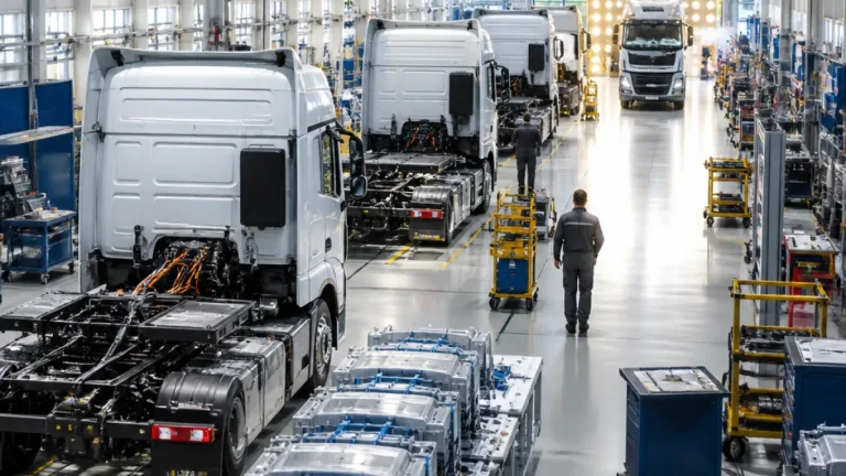 Serienfertigung des Elektro-Lkw eTopas 600 startet in Steyr – Endmontage vor Ort