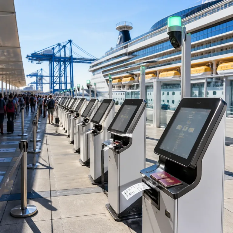AIDA testet digitalen Self-Service-Check‑in mit biometrischem Abgleich in Hamburg