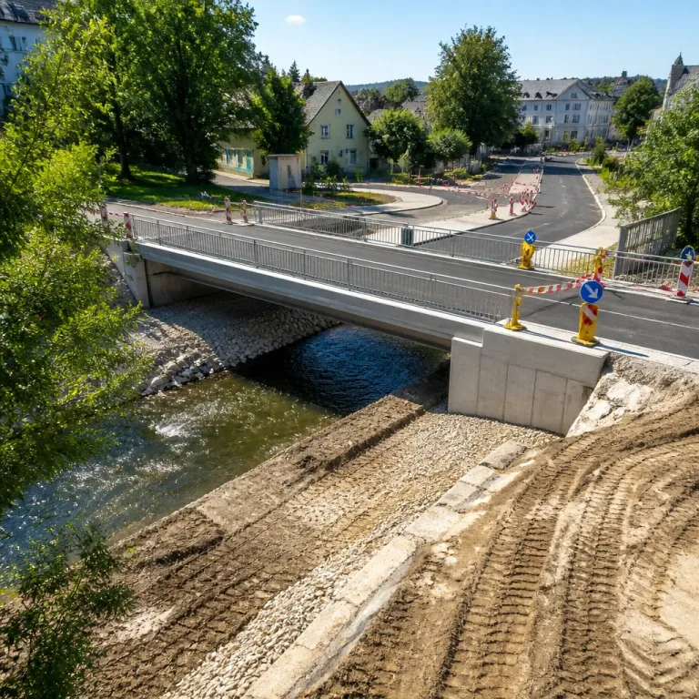 Neubau an K 5 über Rosenau: Abschluss der Arbeiten bis Ende August geplant