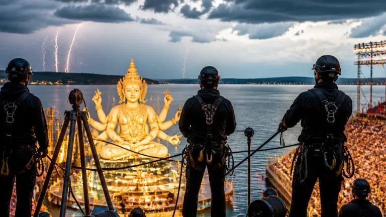 Sicherheitsarbeit auf der Seebühne: Wie Bregenz die Festspiele wetterfest hält