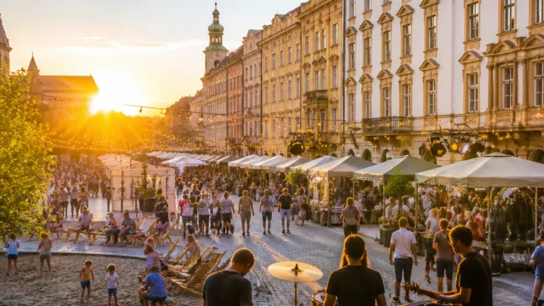 Sommerabend in Linz: First Friday mit Musik, Märkten und Familienprogramm
