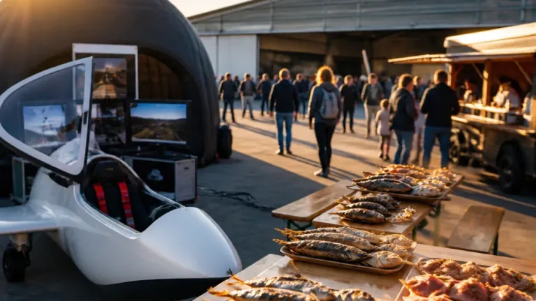 Sommerfest der Sportflieger in Steyr: Flugsimulator, Forellen und Geselchtes am 29. August
