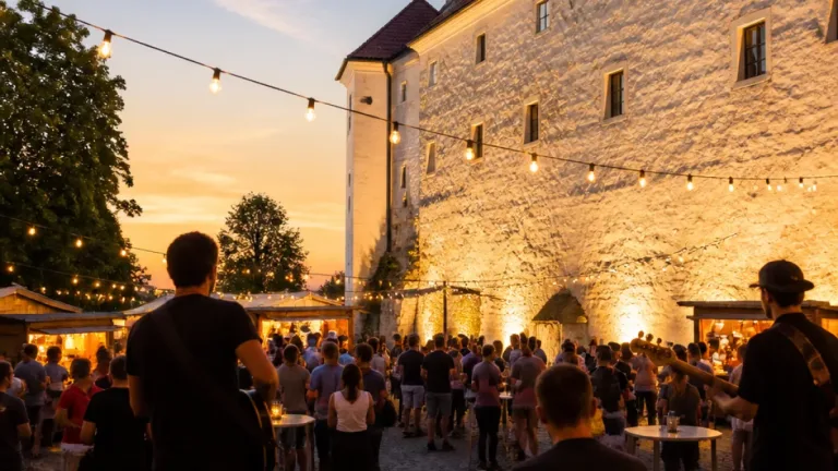 Sommerjazz im Innenhof: Schärding feierte mit Dixieland und regionaler Gastronomie