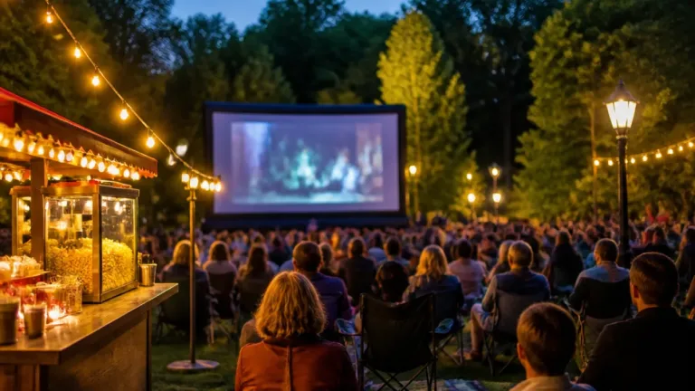 Sommerkino im Robert‑Fuchs‑Park: rund 60 Besucher sahen „Wilde Maus“
